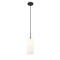 Z-Lite Monty 1 Light Pendant, Matte Black & Matte Opal 732P17-MB - alternate 2